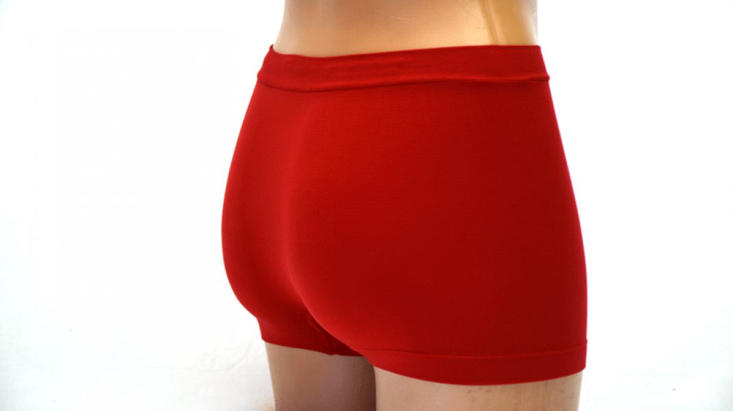 Pantoon naadloze en onzichtbare boxershort - rood